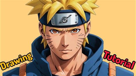 How To Draw Naruto Step By Step Drawing Tutorial Youtube