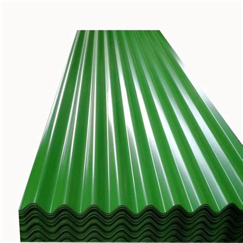 Color Coated Galvanized Iron Roofing Sheet, For Commercial, 550 Mpa at ...