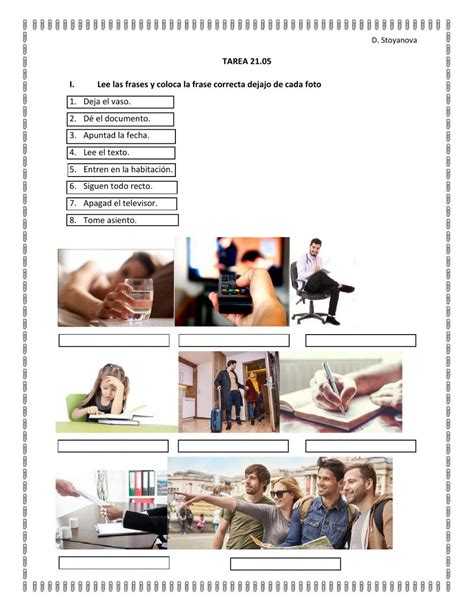 Imperativo Interactive Worksheet Live Worksheets