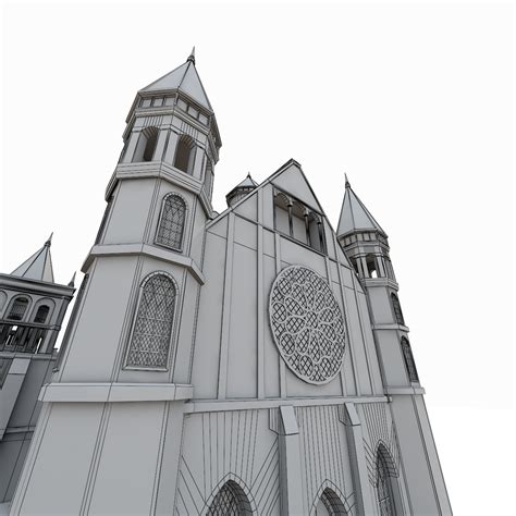 Gothic Castle 3d Model 40 3ds Fbx Max Unknown Free3d