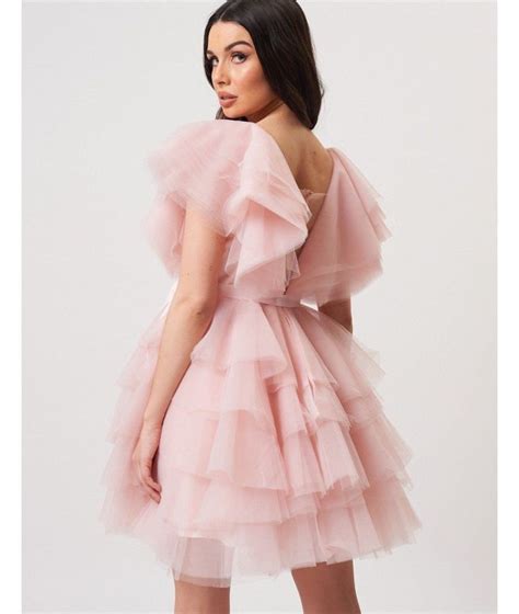 Light Pink Ruffle Dress By Foreverunique Pageant Planet Prom Girl