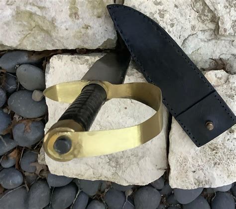 Custom D Guard Cooper Iron Works Bowie Knife Csa Dagger Civil War