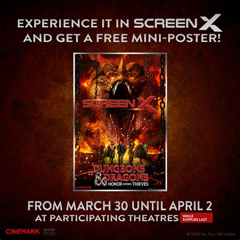 Cinemark Theatres On Twitter Experience Dndmovie In Screenx From