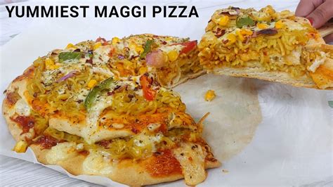 Maggi Pizza Recipe Yummiest Maggi Pizza No Yeast Pizza Recipe Veg