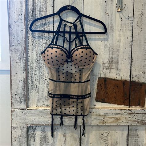 Victoria S Secret Intimates Sleepwear Black Nude Bustier Victorias Secret Poshmark
