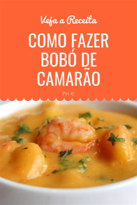 Bobó de Camarão Saúde Vida Total Receitas camarão Receitas