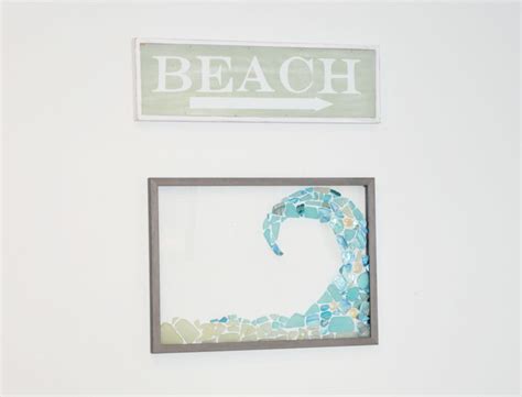 DIY Sea Glass Window Art - the House house