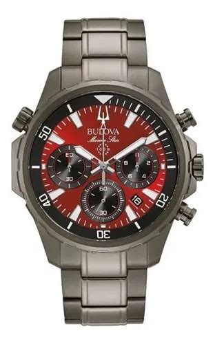 Reloj Bulova Quartz Para Hombre 98b350 Marine Star Pvd Nuevo Meses