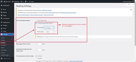 How To Setup Homepage Themeinwp Documentation