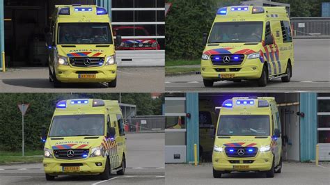 Verschillende Ambulances Met Spoed Naar Diverse Meldingen In Lelystad