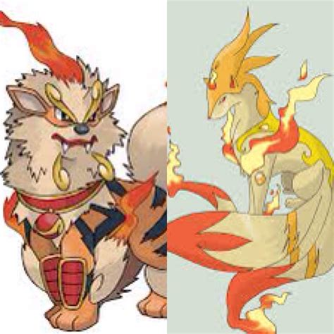 Mega Arcanine And Mega Ninetales Pokémon Amino