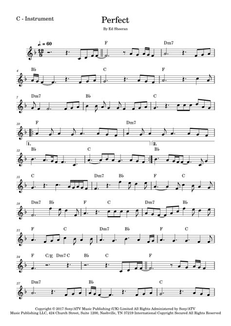 Perfect Arr Fabio Eduardo De Oliveira By Ed Sheeran Sheet Music For