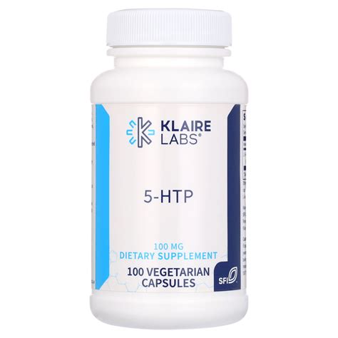 Klaire Labs 5 HTP 100 Mg Hypoallergenic 5 HTP From Griffonia Seed