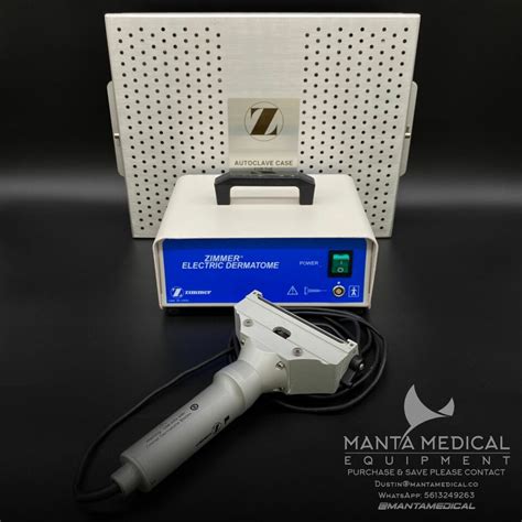 Used ZIMMER 8821-001 Electric Dermatome Complete Set Dermatome For Sale - DOTmed Listing #4233112: