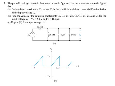 Solved 7 The Periodic Voltage Source In The Circuit Shown Chegg