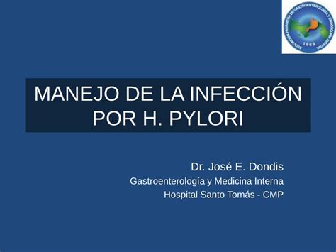 Pdf Manejo De La Infecci N Por H Pylori