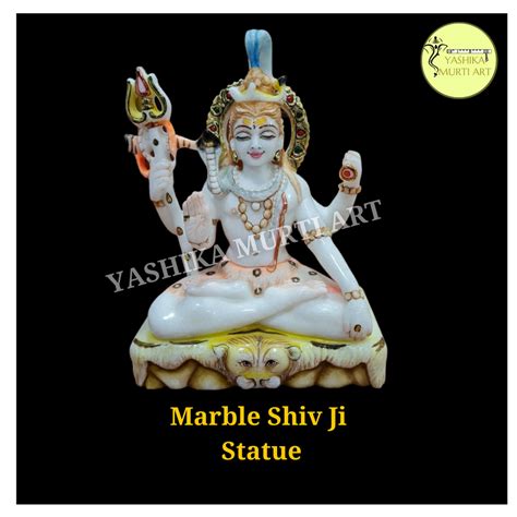 Multicolor Marble Shiva Idol Size Dimension Inch To Inch At Rs