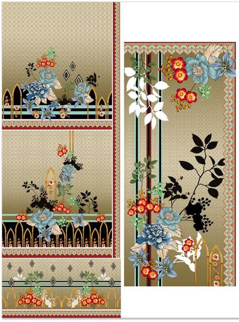 Pin By Rajesh Mandali On Flower Design Ethnic Pattern Design Textile