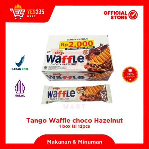 Jual Tango Waffle Choco Hazelnut 1 Box Isi 12 Psc Shopee Indonesia