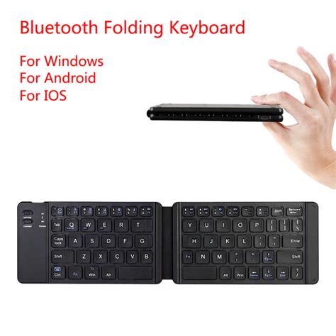 Folding Bluetooth Keyboard Light And Handy Bluetooth Folding Keyboard