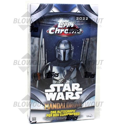 Topps Star Wars The Mandalorian Chrome Beskar Edition Hobby Box