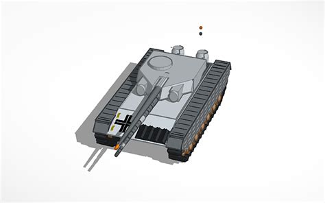 3d Design Panzer Iv Artilerary Version Tinkercad