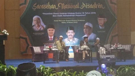 Bahas Kemandirian Pesantren Uinsa Gelar Sarasehan Nasional Nu Online