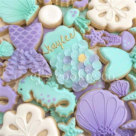 Under The Sea Cookies To Welcome Sweet Baby Kaylee Thanks To The