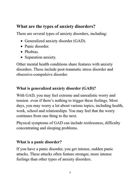 Solution Anxiety Disorders Types Causes Symptoms Treatments And