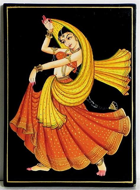 Dancing Beauty Rajasthani Art Indian Art Paintings Indian Folk Art