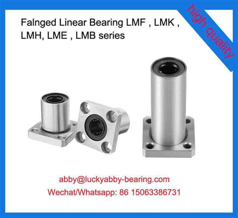 LMK30LUU Flanged Linear Bearing 30 45 123mm LMK30LUU Bearing 30x45x123