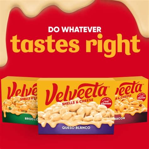 Velveeta Shells And Cheese Queso Blanco Macaroni And Cheese Dinner 12