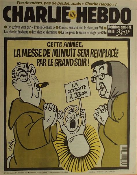 Charlie Hebdo 181 6 Décembre 1995 Couverture Cabu