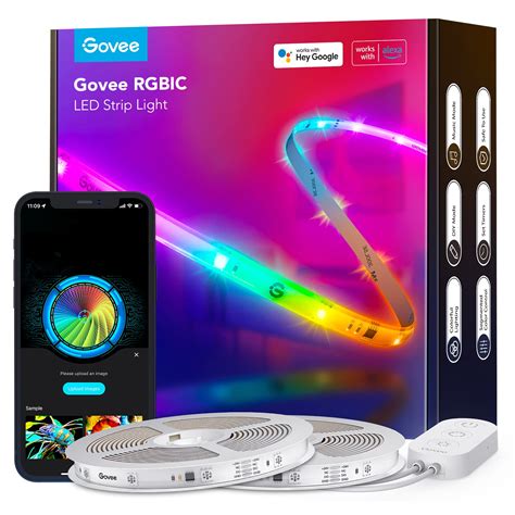 Buy Govee Ft Rgbic Led Strip Lights For Bedroom Smart Led Strip