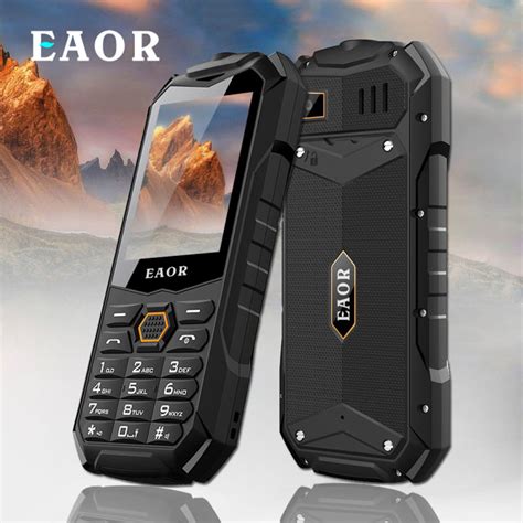 EAOR 4G LTE 2G Real Three Proof Mobile Phone IP68 Rugged Phone 3000mAh