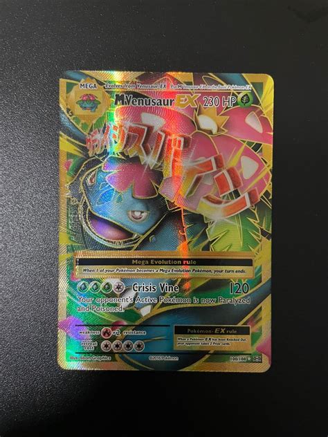 Pokemon Tcg M Venusaur Ex Full Art Ultra Rare Xy