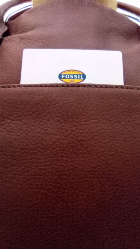 Mens Leather Bag By Fossil Gem