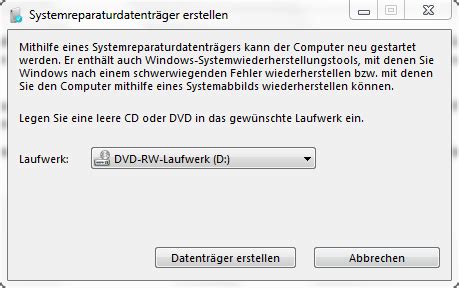 Windows Systemreparatur Datentr Ger Erstellen Winforpro