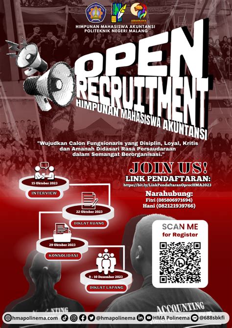 Open Recruitment Oprec HMA 2023 Himpunan Mahasiswa Akuntansi