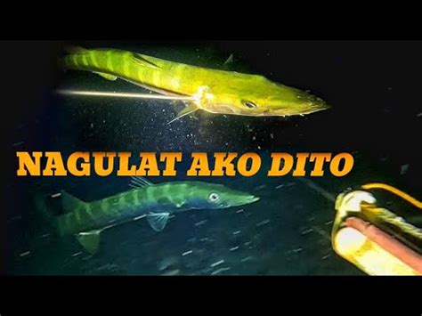 NAGULAT AKO DITO NIGHT SPEARFISHING Gabby Ramal YouTube