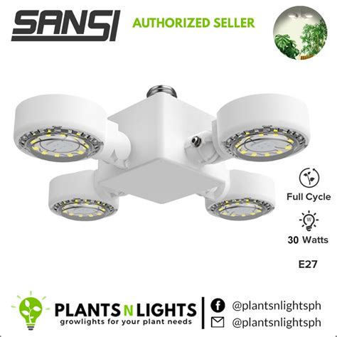 Sansi W Full Spectrum Foldable Led Grow Light For Indoor Plants