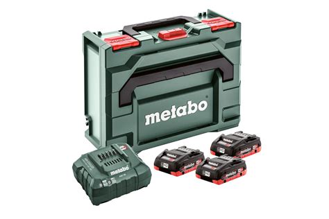 Basic Set 3 X LiHD 4 0 Ah MetaBOX 145 685133000 Metabo Power Tools