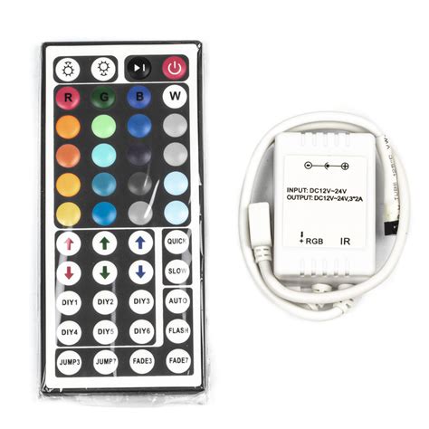 Sterownik do taśm LED RGB IR 44 6A 72W pilot 44 Keys RGB Cena