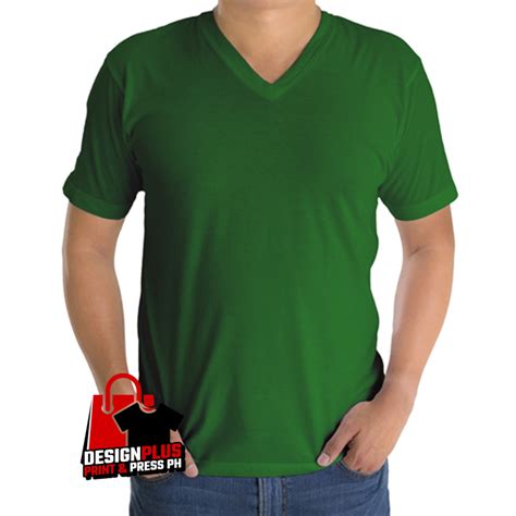 Designplus Active Life Plain V Neck Unisex T Shirt For Men Emerald