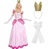 Amazon Disguise Womens Princess Peach Adult Costume Official