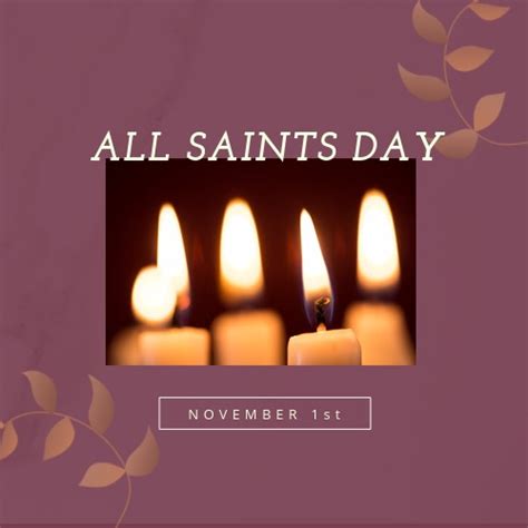 Design Wizard All Saints Day Free Templates For Download Templates