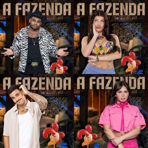 Enquete A Fazenda 15 Votação R7 quem sai na 11ª Roça Cezar Nadja