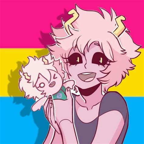 Mina Ashido Pansexual Pride Flag Pfp