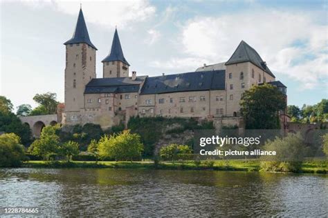 rochlitz castle stock  high res pictures  images getty