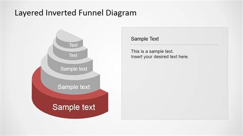 Layered Inverted Funnel Diagram Slidemodel